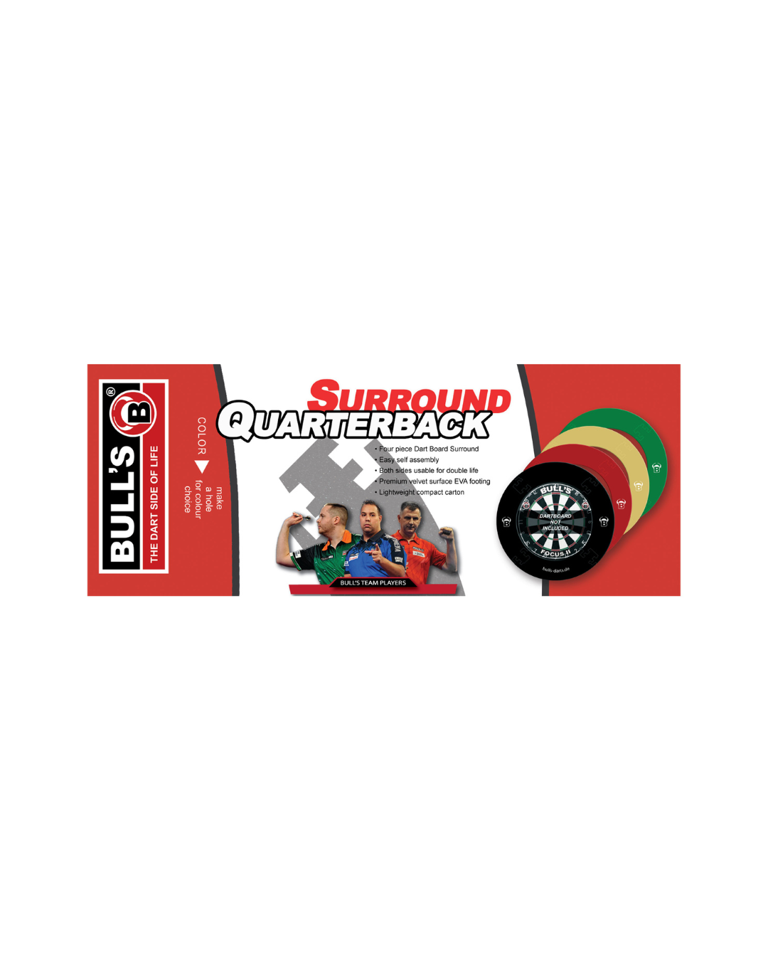 BULL'S Quarterback EVA Dart Board Surround